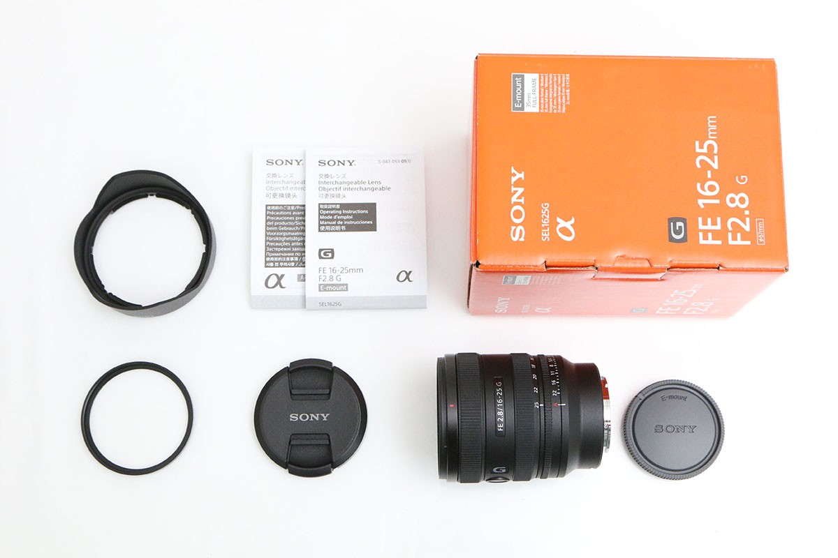 FE 16-25mm F2.8 G SEL1625G�i�����t�B���^�[�t���j CA01-B2089-2A3