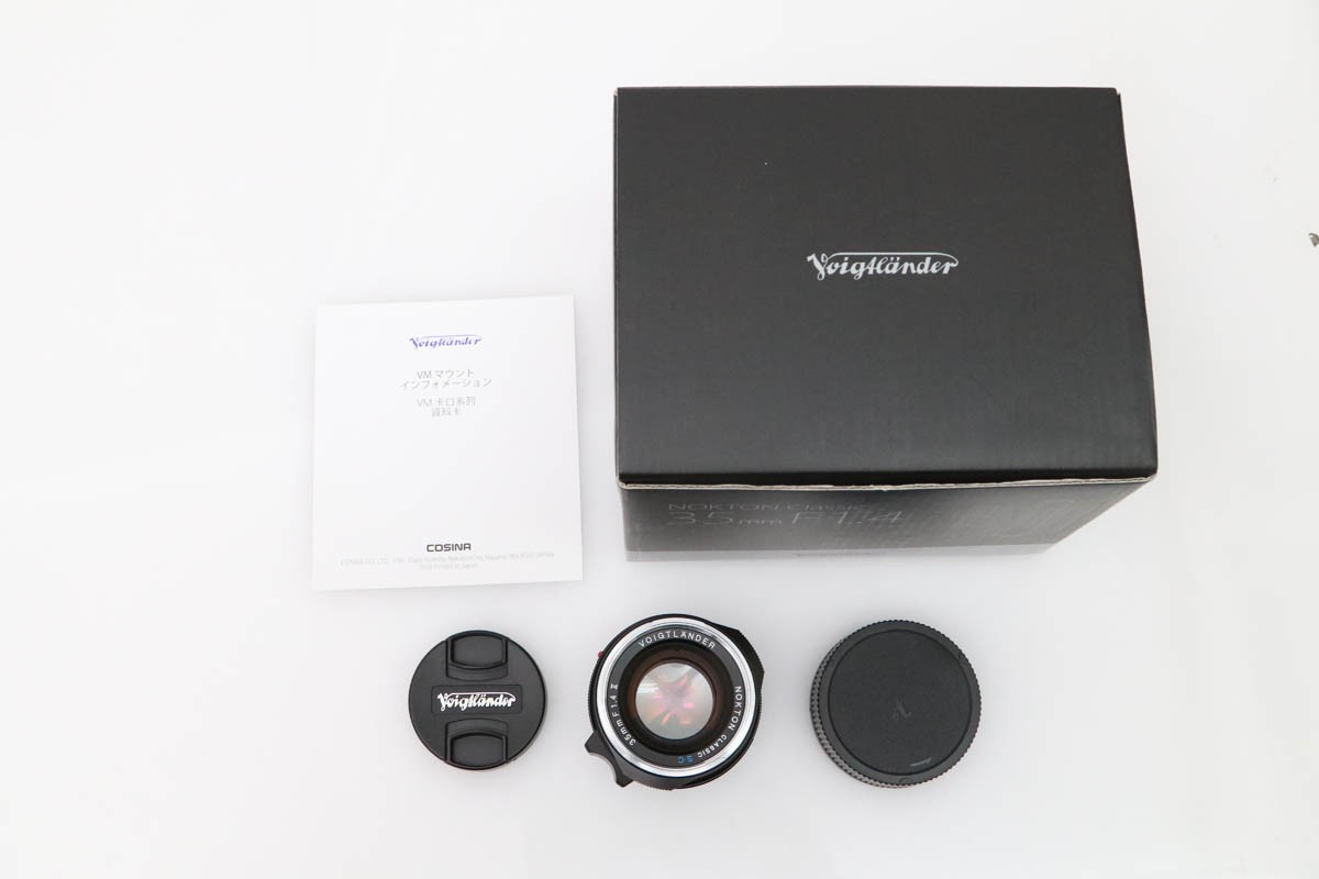 �t�H�N�g�����_�[ NOKTON classic 35mm F1.4 II SC VM CA01-D205-2N4