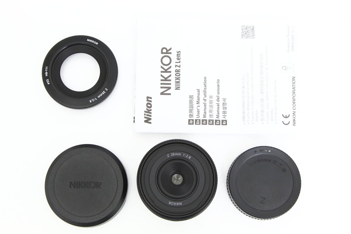 NIKKOR Z 26mm f/2.8 CA01-R6578-2A1D