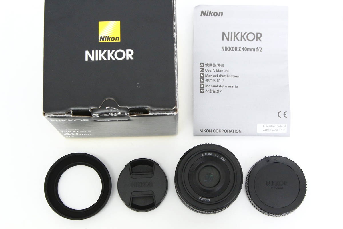NIKKOR Z 40mm f/2 CA01-R6587-3X2
